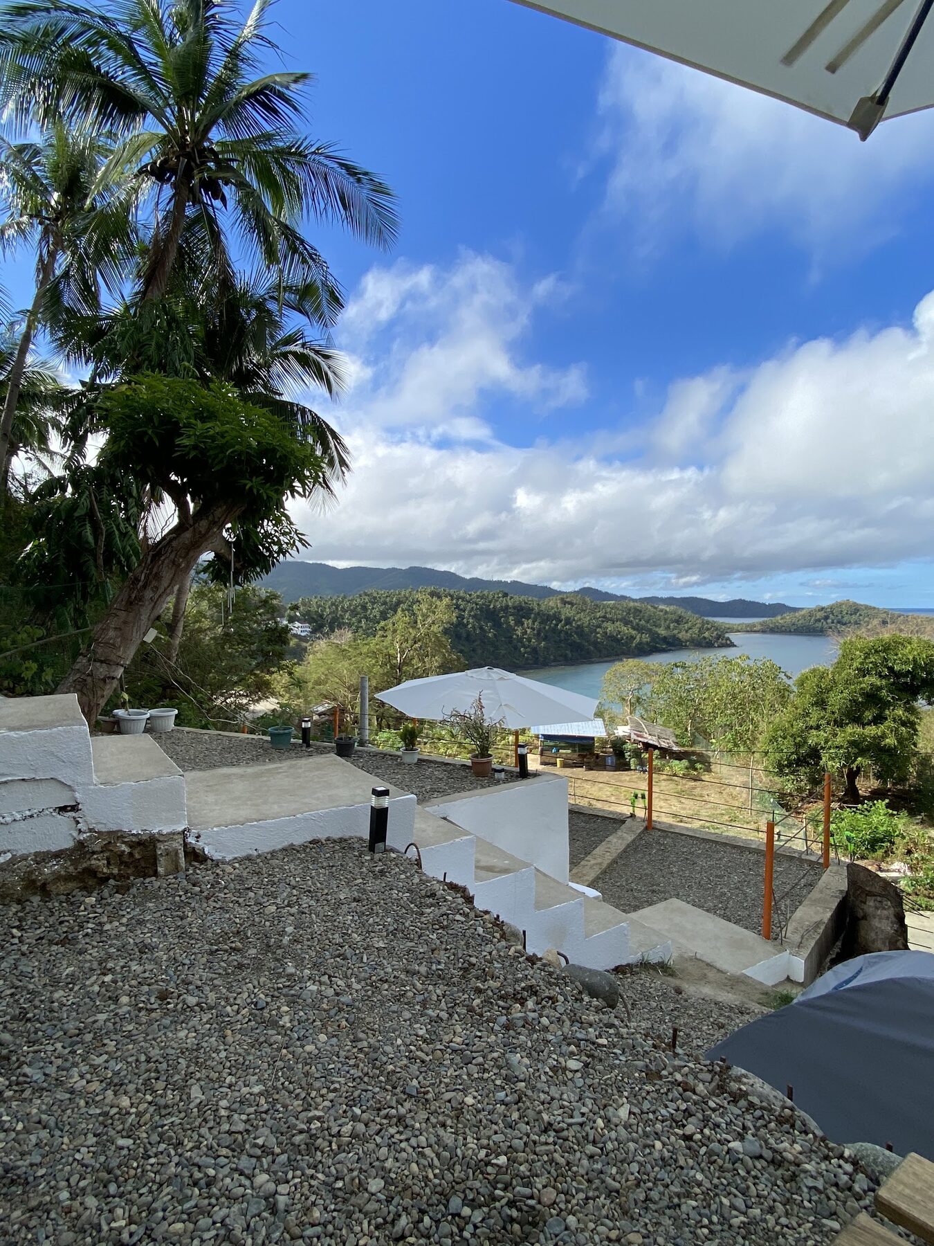 Camping Mirador hillside campground overlooking the bay in Mogpog, Marinduque