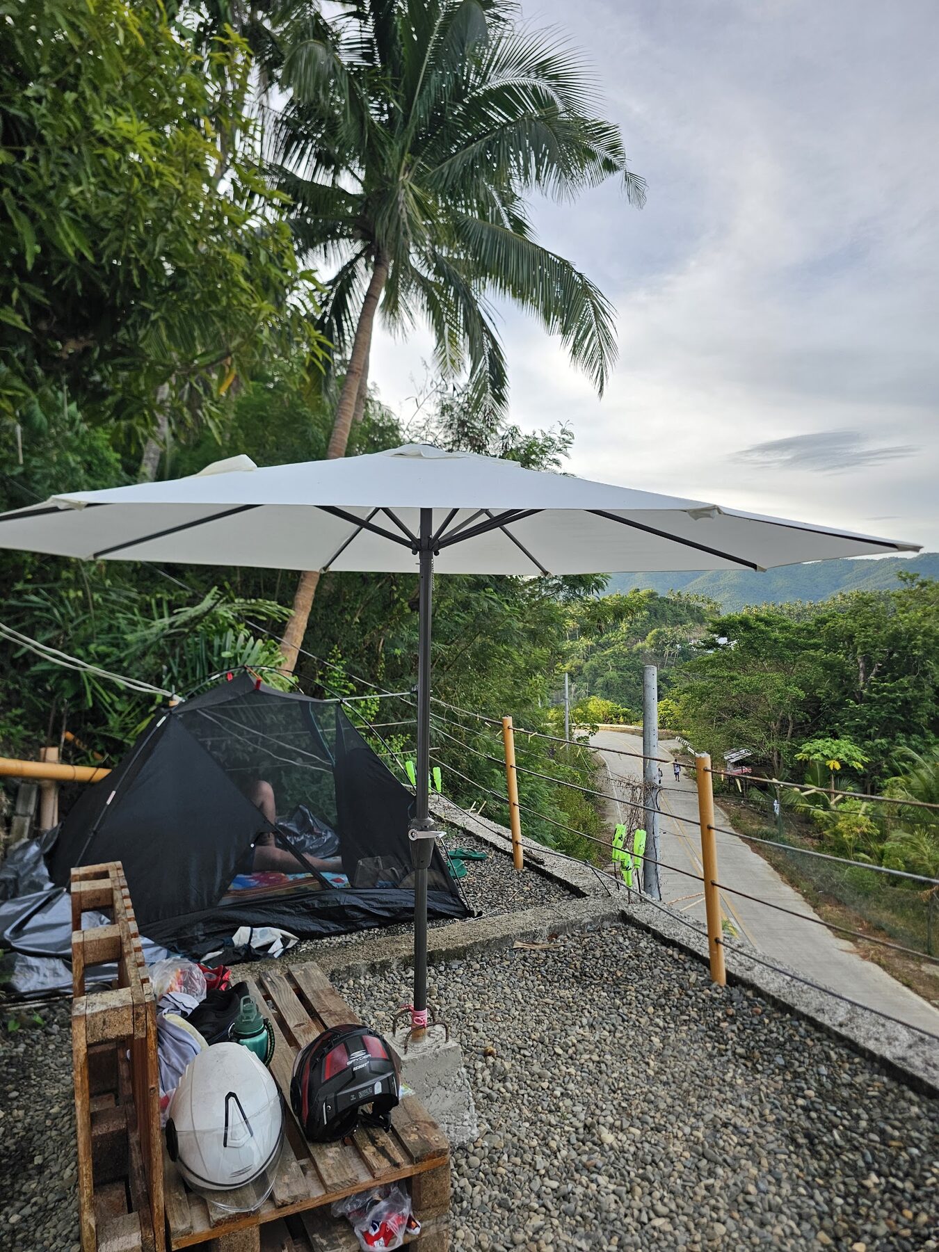 Camping Mirador hillside campground overlooking the bay in Mogpog, Marinduque