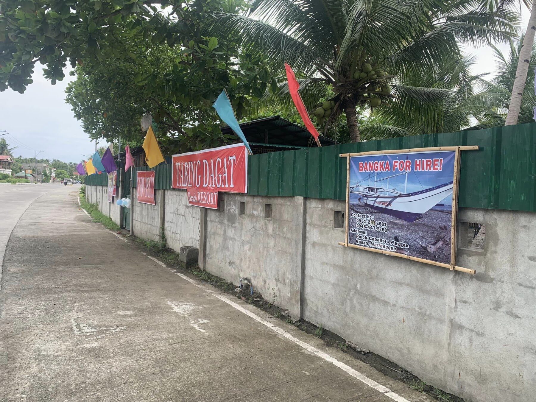 Tabing Dagat Events Place on the beach in Mahunig, Gasan, Marinduque